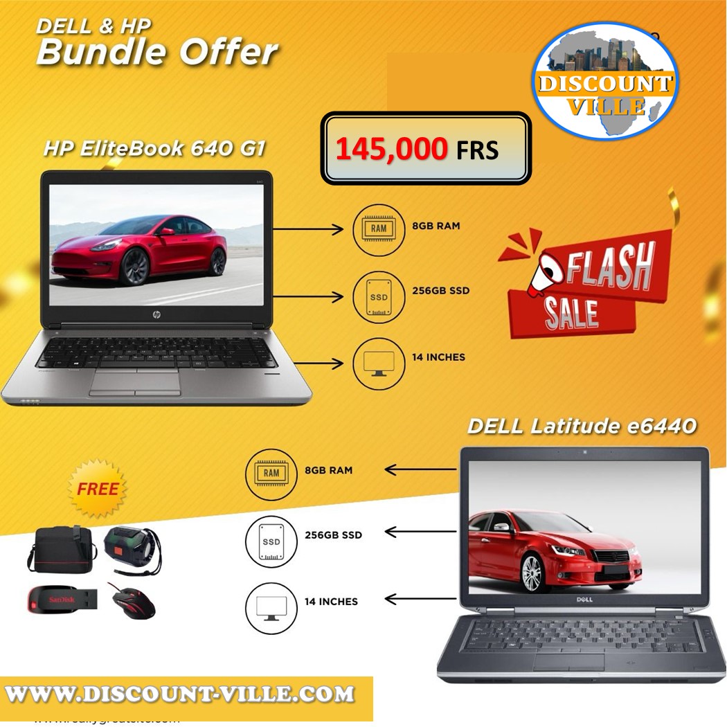 Bundle offer ( Dell Latitude e6440 and HP EliteBook 640 G1) 
