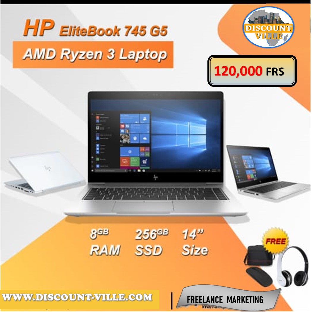 HP Elite book 745 G5 (AMD Ryzen 3 laptop)